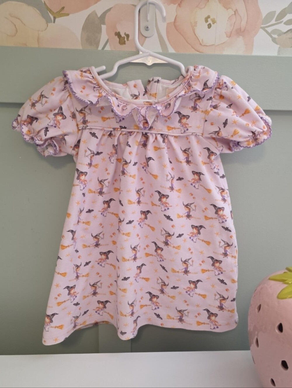 Smockingbird 3t Halloween  Vintage Witch Dress Smocked Brand